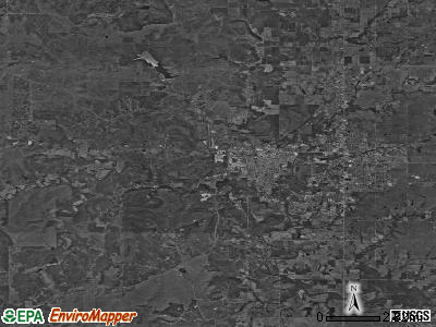 Zip code 74003 satellite photo by USGS