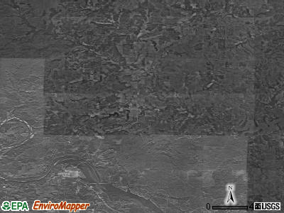 Zip code 74035 satellite photo by USGS