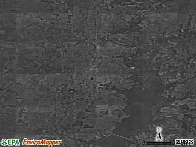 Zip code 74048 satellite photo by USGS