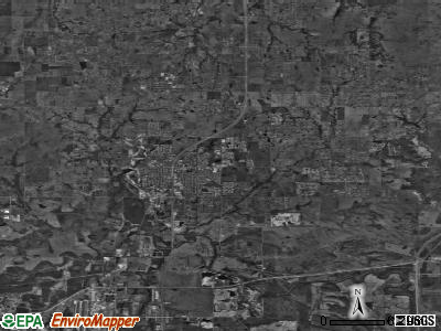 Zip code 74056 satellite photo by USGS
