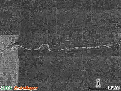 Zip code 74059 satellite photo by USGS