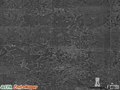 Zip code 74070 satellite photo by USGS