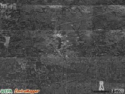 Zip code 74075 satellite photo by USGS