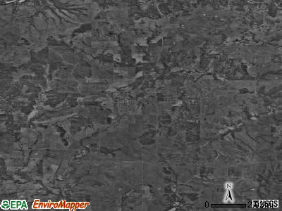 Zip code 74084 satellite photo by USGS
