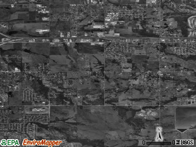 Zip code 74108 satellite photo by USGS