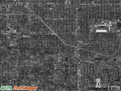 Zip code 74110 satellite photo by USGS