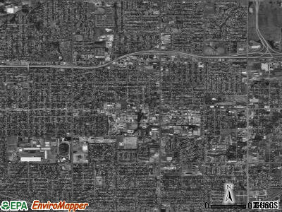 Zip code 74112 satellite photo by USGS