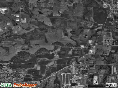 Zip code 74117 satellite photo by USGS