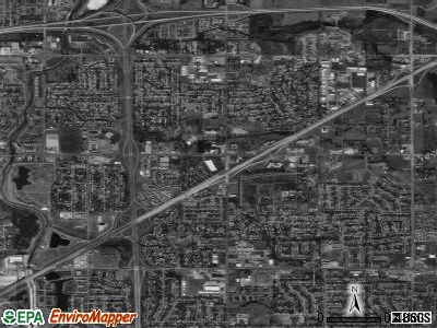 Zip code 74128 satellite photo by USGS