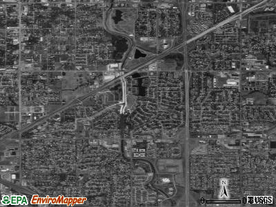 Zip code 74129 satellite photo by USGS