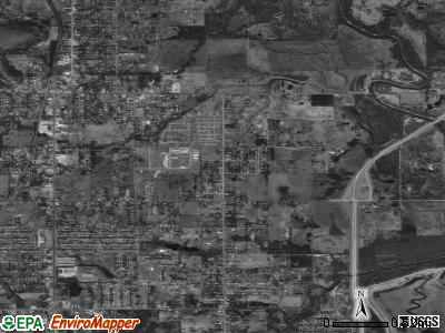Zip code 74130 satellite photo by USGS