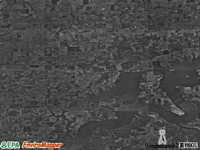 Zip code 74331 satellite photo by USGS