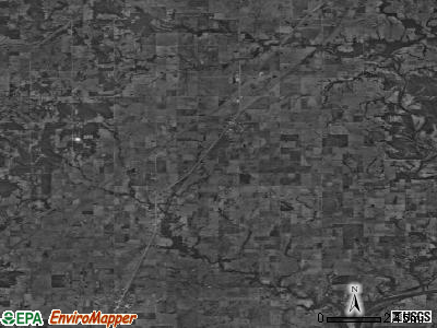 Zip code 74332 satellite photo by USGS