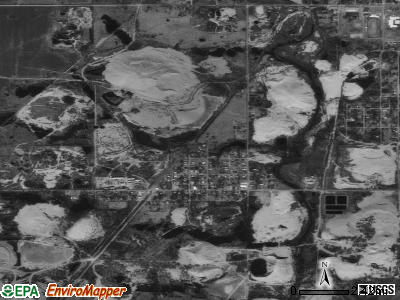Zip code 74337 satellite photo by USGS