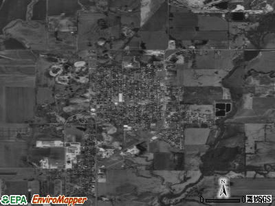 Zip code 74339 satellite photo by USGS