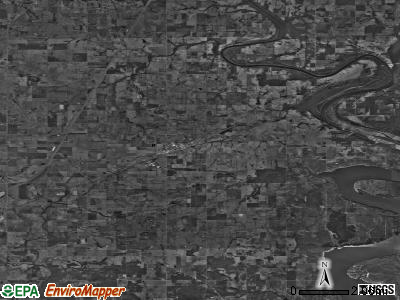 Zip code 74343 satellite photo by USGS