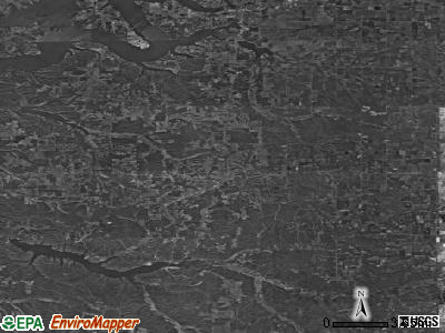 Zip code 74346 satellite photo by USGS