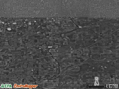 Zip code 74363 satellite photo by USGS