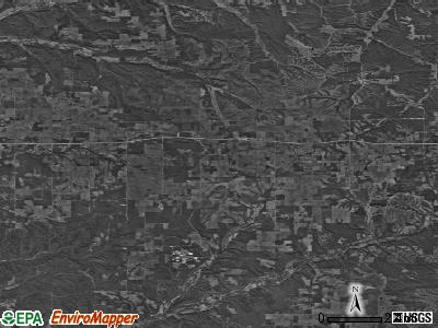 Zip code 74364 satellite photo by USGS