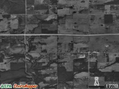 Zip code 74368 satellite photo by USGS