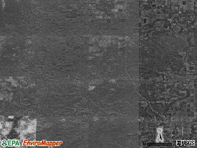 Zip code 74421 satellite photo by USGS