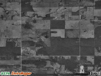 Zip code 74444 satellite photo by USGS