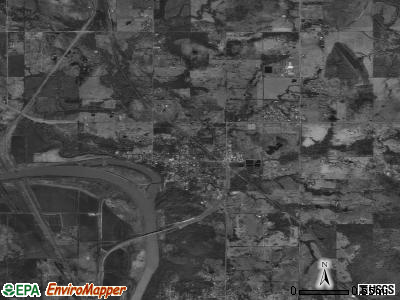 Zip code 74446 satellite photo by USGS