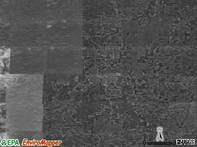 Zip code 74447 satellite photo by USGS