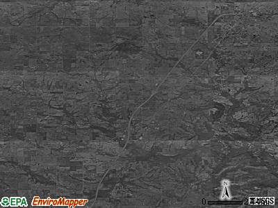 Zip code 74450 satellite photo by USGS