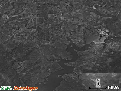Zip code 74451 satellite photo by USGS