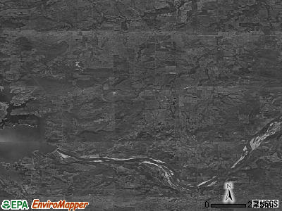 Zip code 74455 satellite photo by USGS