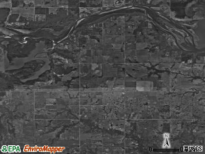 Zip code 74461 satellite photo by USGS
