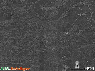 Zip code 74464 satellite photo by USGS