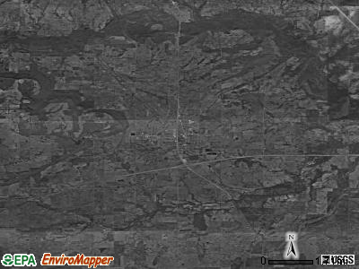 Zip code 74469 satellite photo by USGS
