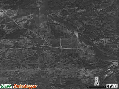 Zip code 74470 satellite photo by USGS