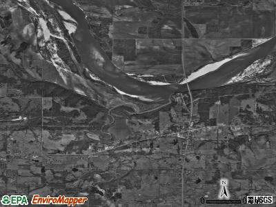 Zip code 74472 satellite photo by USGS