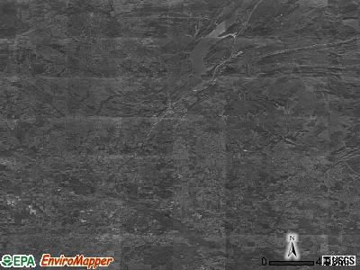 Zip code 74525 satellite photo by USGS