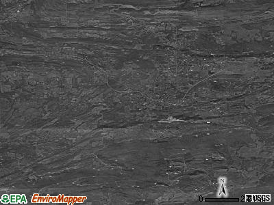 Zip code 74547 satellite photo by USGS