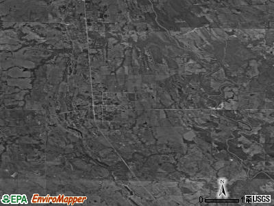 Zip code 74556 satellite photo by USGS