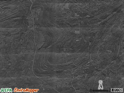 Zip code 74557 satellite photo by USGS
