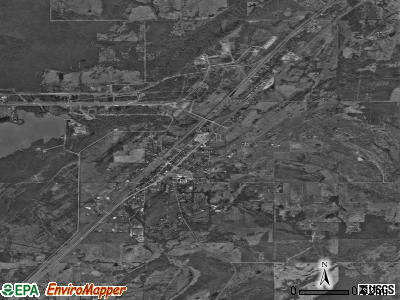 Zip code 74565 satellite photo by USGS