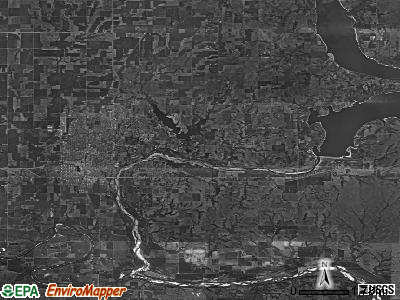 Zip code 74641 satellite photo by USGS