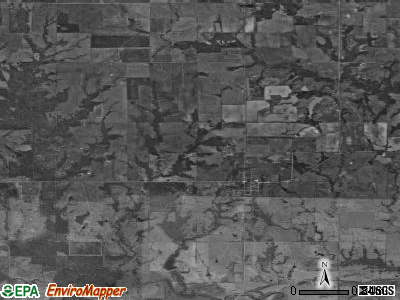 Zip code 74721 satellite photo by USGS