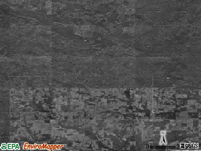 Zip code 74727 satellite photo by USGS