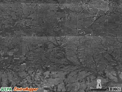 Zip code 74728 satellite photo by USGS