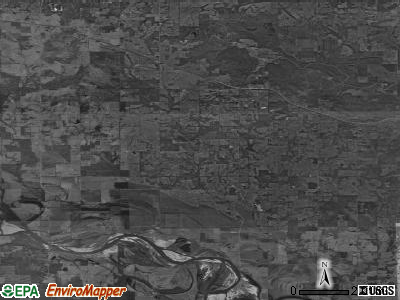 Zip code 74736 satellite photo by USGS