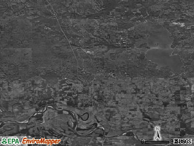 Zip code 74743 satellite photo by USGS