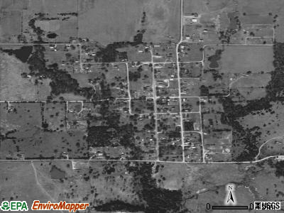 Zip code 74747 satellite photo by USGS