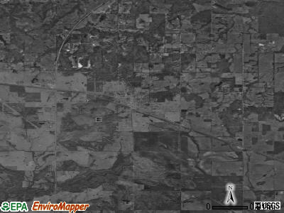Zip code 74750 satellite photo by USGS