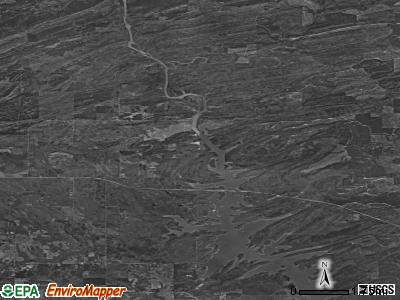 Zip code 74754 satellite photo by USGS
